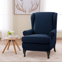 Wing Chair Slipcovers You ll Love Wayfair